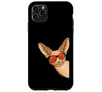 Custodia per iPhone 11 Pro Max Fresco Fennek Con Occhiali Da Sole Bambini Desert Dog Fennek