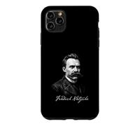 Custodia per iPhone 11 Pro Max Friedrich Nietzsche Philosopher Vintage Ritratto