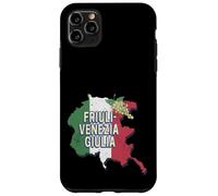 Custodia per iPhone 11 Pro Max Friuli Venezia Giulia Italia Retro Regione Mappa Vintage