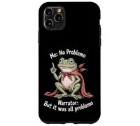 Custodia per iPhone 11 Pro Max Frog Meme Me No Problemo It Was All Problemo Funny Men Women