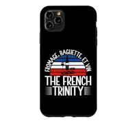 Custodia per iPhone 11 Pro Max Fromage Baguette Et Vin la Trinità Francese Francese