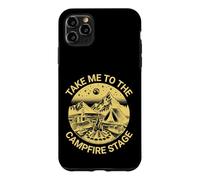 Custodia per iPhone 11 Pro Max Fun Folk Music Camping Trip Take Me To The Campfire Stage