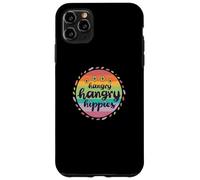 Custodia per iPhone 11 Pro Max Fun Hangry Hangry Hippies Colorful Design