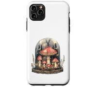 Custodia per iPhone 11 Pro Max Funghi Incantati Foresta Campana Jar Fungi Art