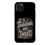 Custodia per iPhone 11 Pro Max Funghi velenosi e tarocchi strega Halloween Occulto Goth Design