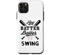 Custodia per iPhone 11 Pro Max Funny Baseball Batter Batter Swing Hey Game Day Baseball Mom