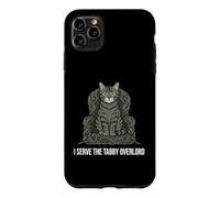 Custodia per iPhone 11 Pro Max Funny Cat Owner I Serve The Tabby Overlord