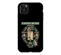 Custodia per iPhone 11 Pro Max Funny Cat Scientific Method Physics Teacher Science