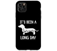 Custodia per iPhone 11 Pro Max Funny Dachshund Its Been a Long Day Dachshund Mom Doxie Mama