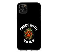Custodia per iPhone 11 Pro Max Funny Dog Owner Chaos With Tails Pet Lover