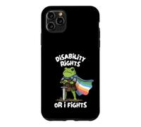 Custodia per iPhone 11 Pro Max Funny Fight Until Disability Rights Medieval Frog Meme