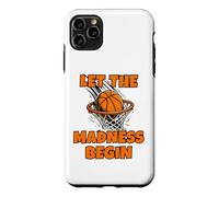 Custodia per iPhone 11 Pro Max Funny Let the Madness Begin Basketball Bracket Players Lover