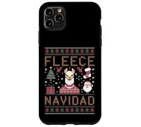 Custodia per iPhone 11 Pro Max Funny Llama Farmer Christmas Alpaca Farming Brutto Natale