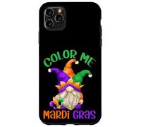 Custodia per iPhone 11 Pro Max Funny Mardi Gras Quote For Women And Men With Carnival Gnome