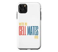 Custodia per iPhone 11 Pro Max Funny Microbiology Pun Siamo tutti compagni di cellule qui