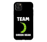 Custodia per iPhone 11 Pro Max Funny minimalist vegetable Simple team Green bean