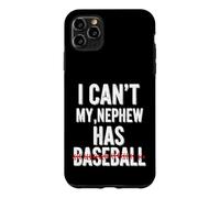 Custodia per iPhone 11 Pro Max Funny My Nephew Has Baseball Saying Sarcastico