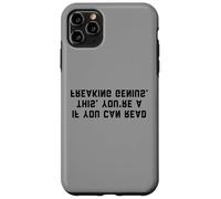 Custodia per iPhone 11 Pro Max Funny Optical Illusion Genius Design
