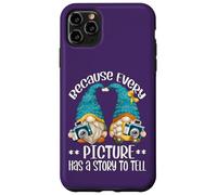 Custodia per iPhone 11 Pro Max Funny Photography Gnome For Photographers Cute Camera Gnomie