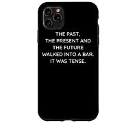 Custodia per iPhone 11 Pro Max Funny Pun Language Joke Grammar Geek, Linguist Humor
