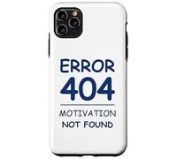 Custodia per iPhone 11 Pro Max Funny Quote Sarcasm Motivation Not Found Error 404