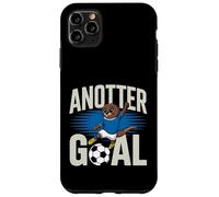 Custodia per iPhone 11 Pro Max Funny Soccer Animal - Anotter Goal Otter Soccer Player