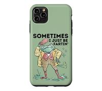 Custodia per iPhone 11 Pro Max Funny Sometimes I Just Be Fartin' Frog Graphic