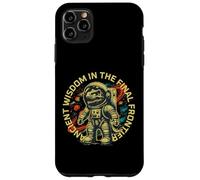 Custodia per iPhone 11 Pro Max Funny Space Dinosaur Astronaut Cosmic Adventure