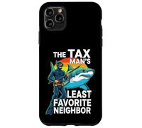Custodia per iPhone 11 Pro Max Funny Spearfishing The Tax Man Shark Diver