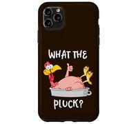 Custodia per iPhone 11 Pro Max Funny Turkey What the Pluck Camicia del Ringraziamento Uomo Donna