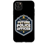 Custodia per iPhone 11 Pro Max Future Police Officer Academy Poliziotto Poliziotto Ragazzi Bambini Bambino