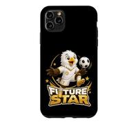 Custodia per iPhone 11 Pro Max Future Soccer Star Eagle Kicking Football Design