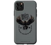 Custodia per iPhone 11 Pro Max Game of Thrones The Night's Watch Crow