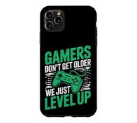 Custodia per iPhone 11 Pro Max Gamers Don't Get Older We Just Level Up Funny Gamer Retro