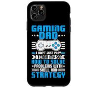 Custodia per iPhone 11 Pro Max Gaming Dad I Don't Just Play I Teaching My Son How To Solve Pro