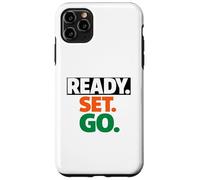 Custodia per iPhone 11 Pro Max Gara Ready Go Marathon Go Time Get Moving Sprinter 10k 5k