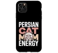 Custodia per iPhone 11 Pro Max Gatto persiano Mamma Energia