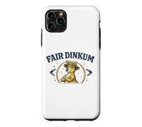 Custodia per iPhone 11 Pro Max Gday Mate Canguro Fair Dinkum Australia Camicia australiana