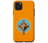 Custodia per iPhone 11 Pro Max GEOMETRIA SACRA CROCE Meditazione, Preghiera, Positivo Spirituale