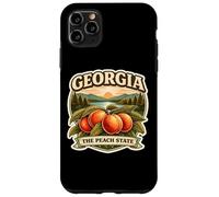 Custodia per iPhone 11 Pro Max Georgia The Peach State Souvenir Memorabilia Orgoglioso georgiano