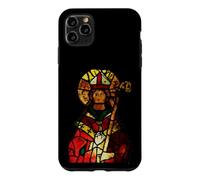 Custodia per iPhone 11 Pro Max Gesù Chiesa cattolica San Stanislao Stained Glass