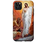 Custodia per iPhone 11 Pro Max Gesù Cristo predica agli spiriti nell'inferno della prigione