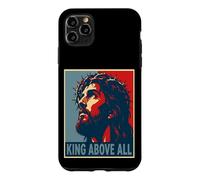 Custodia per iPhone 11 Pro Max Gesù Cristo Re sopra ogni fede cristiana