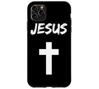 Custodia per iPhone 11 Pro Max Gesù Croce Chiesa Cristiana Dio Religione
