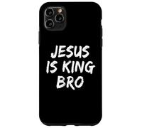 Custodia per iPhone 11 Pro Max Gesù è il re Fratello Cristiano Credente Fede Bibbia Chiesa