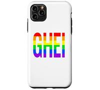 Custodia per iPhone 11 Pro Max GHEI | Gay Divertente Umoristica Bandiera Arcobaleno