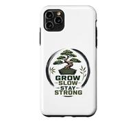 Custodia per iPhone 11 Pro Max Giapponese Bonsaï arbre plante Motivations Bonsaï
