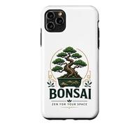 Custodia per iPhone 11 Pro Max Giapponese Bonsaï arbre plante Zen-Garden Bonsaï