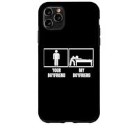 Custodia per iPhone 11 Pro Max Giocatore di biliardo Il tuo ragazzo Il mio ragazzo Divertente Biliardo