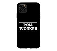 Custodia per iPhone 11 Pro Max Giornata di voto volontario del distretto dei lavoratori del sondaggio